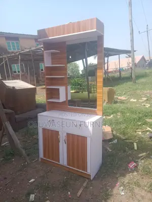 Luxury Dressing Mirror With Drawers and Stool
