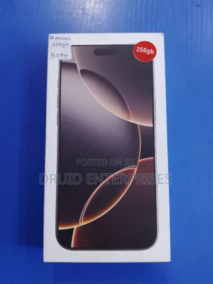 New Apple iPhone 16 Pro Max 256 GB Black