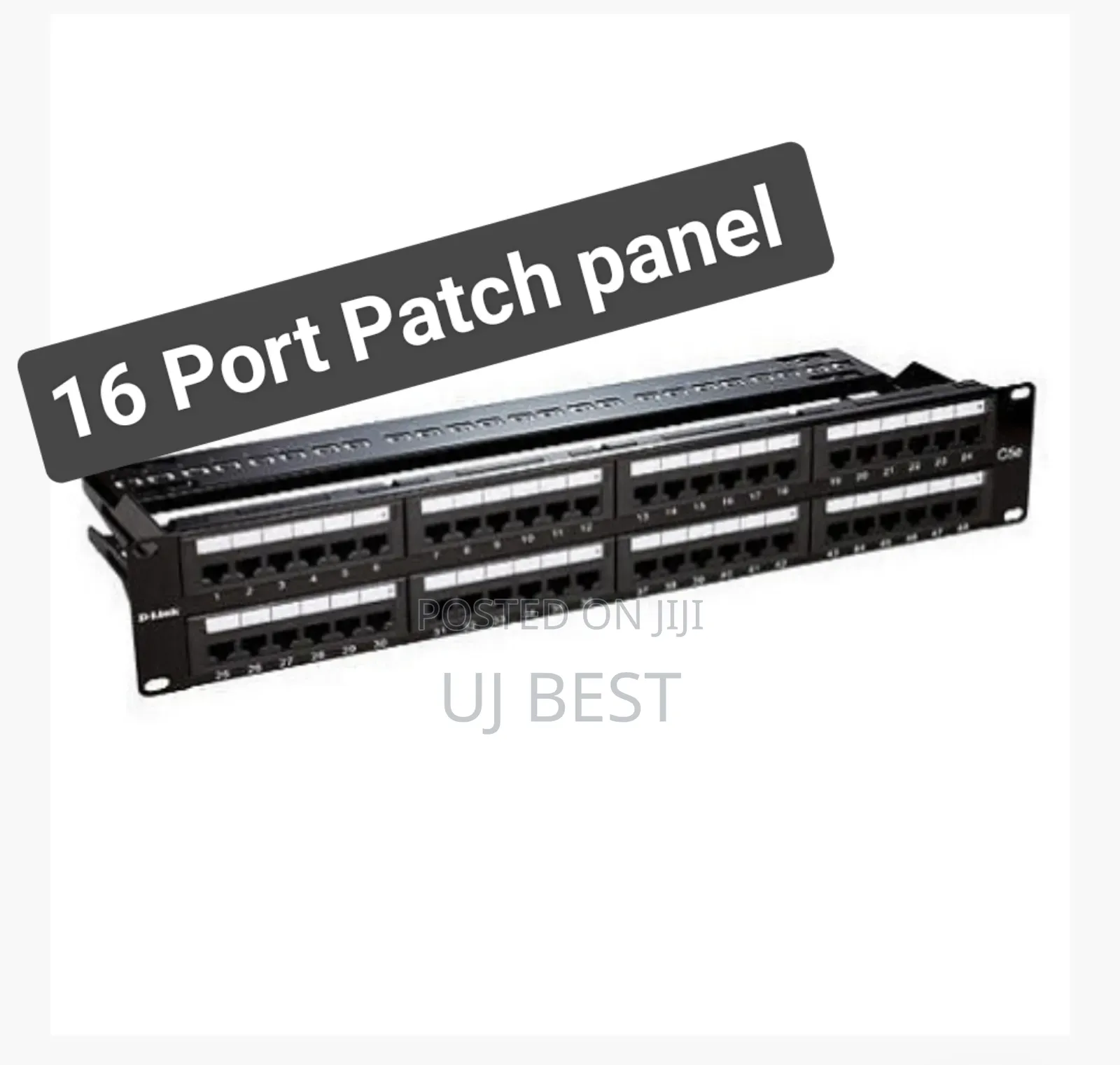 Cat6 UTP 16 Port Patch Panel