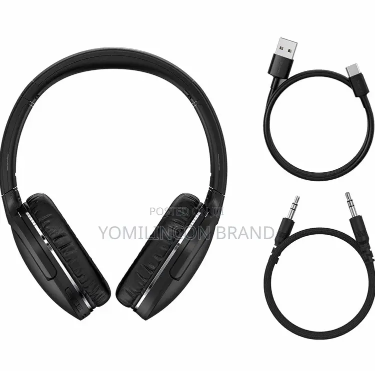 Baseus Encok Wireless Headphone D02 (Black)