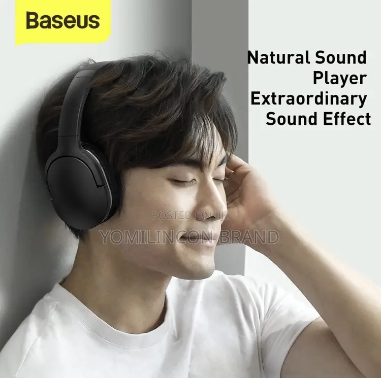 Baseus Encok Wireless Headphone D02 (Black)