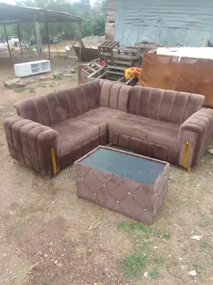 L Shaped Chair With Center Table
