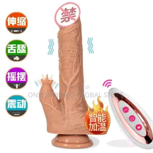 Thrusting Dildo Licking Tongue Vibrator Dildo Remote Control