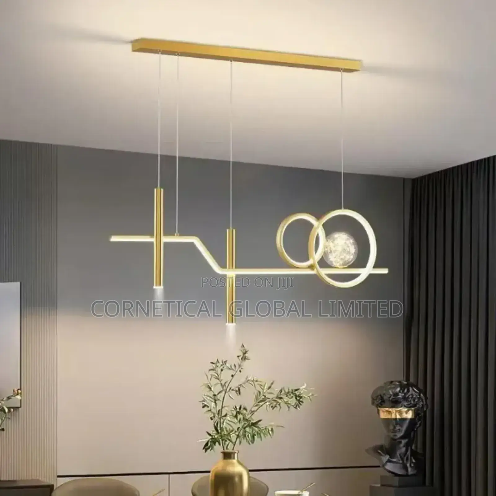 Modern Quality Luxury Gold Nordic Ring Led Chandelier Light