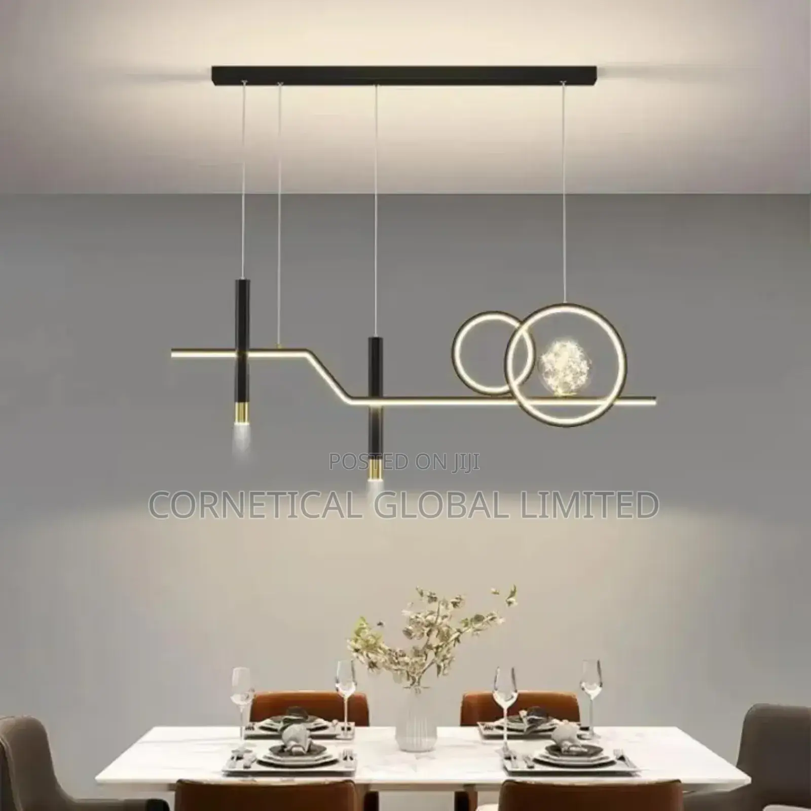 Modern Quality Luxury Gold Nordic Ring Led Chandelier Light