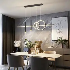 Modern Quality Luxury Gold Nordic Ring Led Chandelier Light