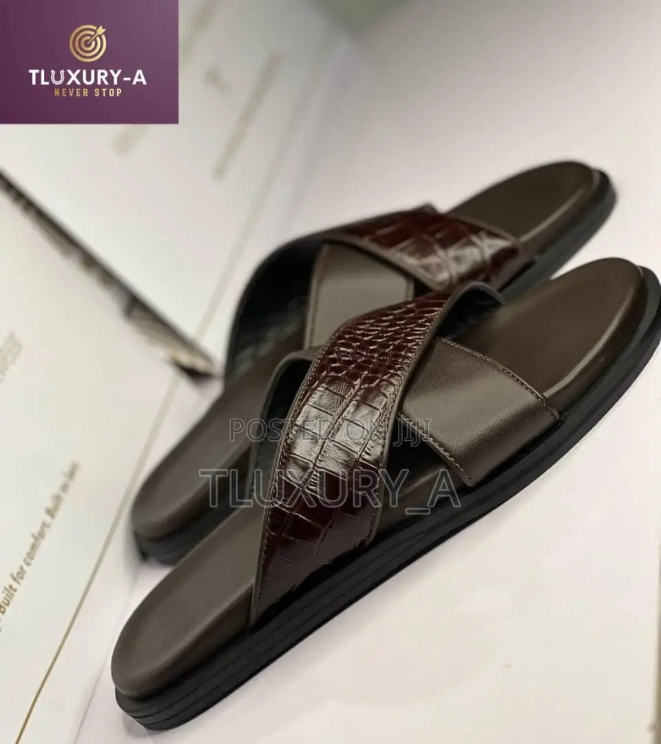 Men’S X Strip Slippers