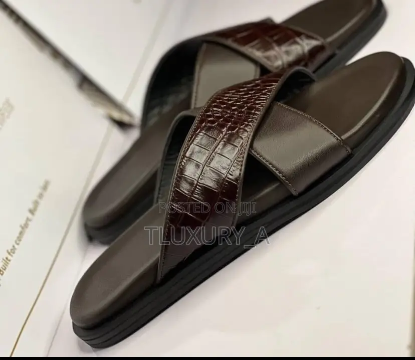 Men’S X Strip Slippers