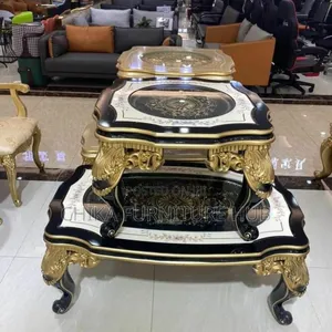 Royal Centre Table Wit 2 Stools