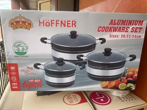 3 Sets of Hoffner Non Stick Pot(20, 22 and 24cm)