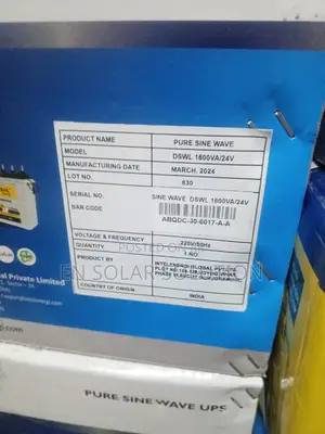 1.6kva/24v Solar Power Inverter Available