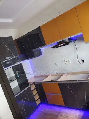 Kitchen Cabinet With Marble