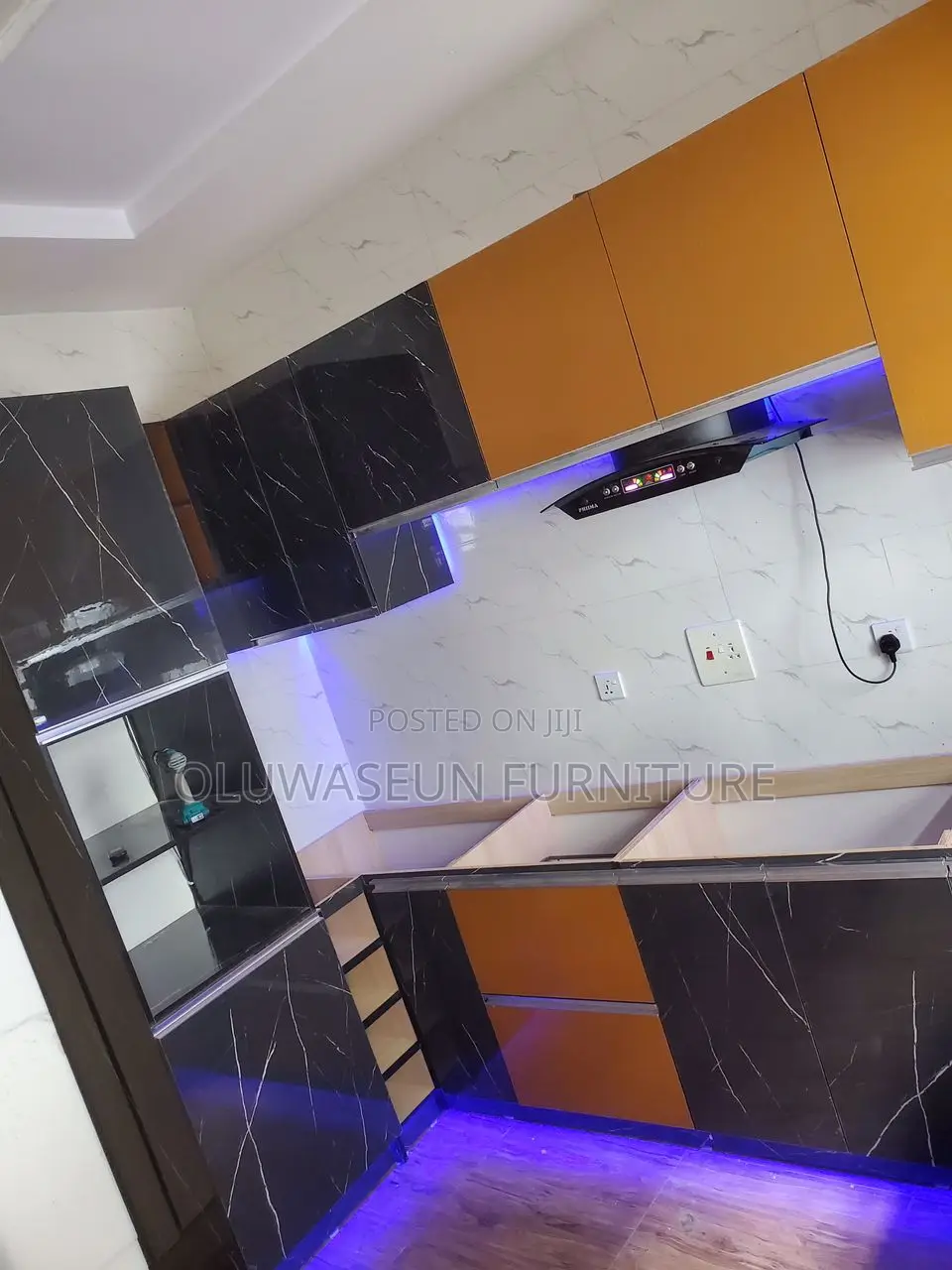 Kitchen Cabinet With Marble