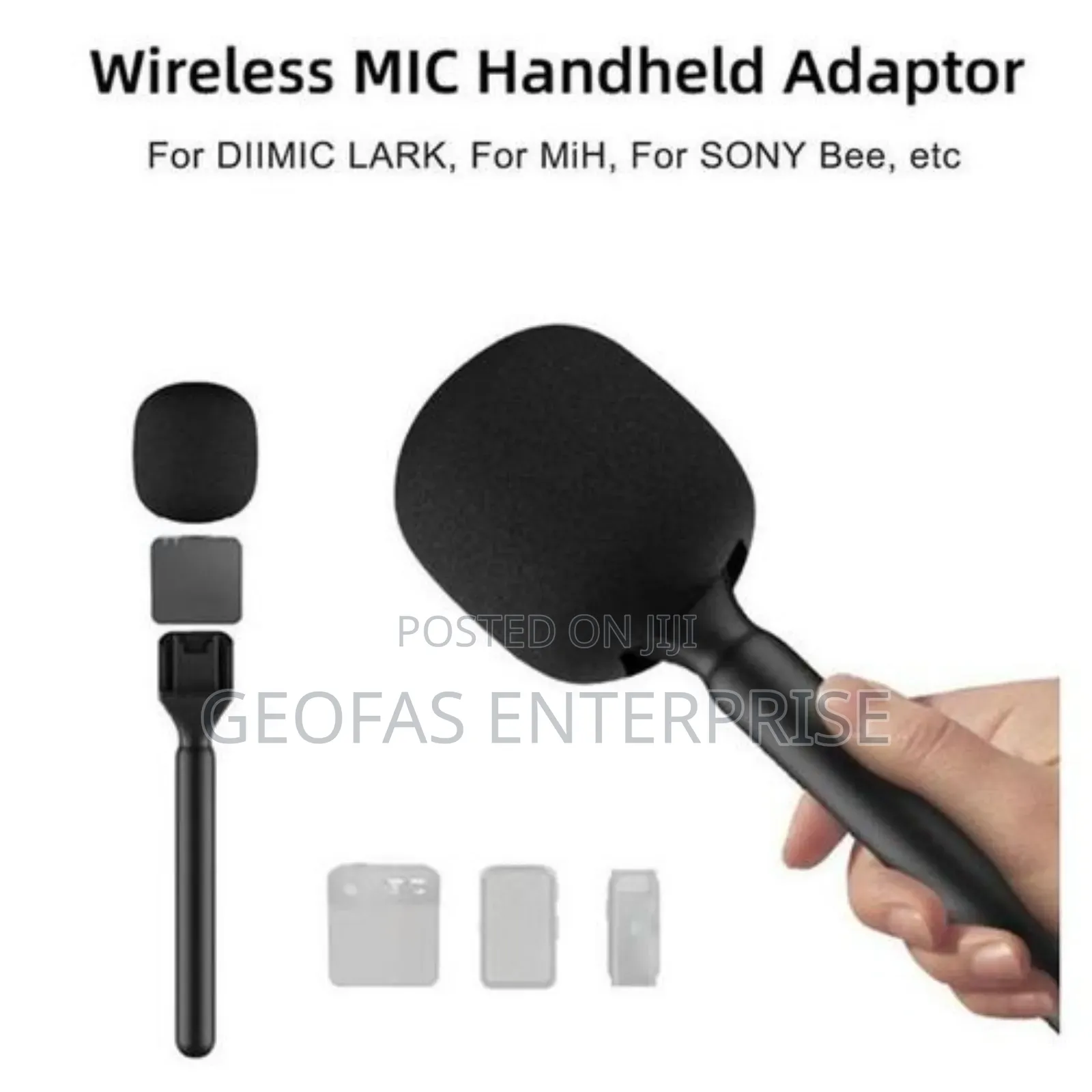 Wireless Microphone Mic Adapter Handheld Transmitter Shoe