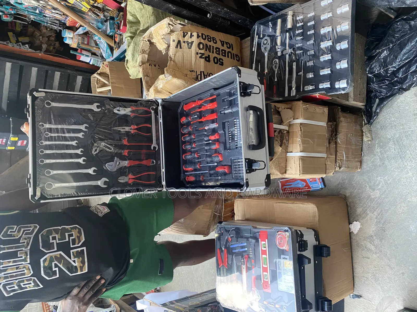 699 PCS Tools Box Electrical and Mechanical Complete Box