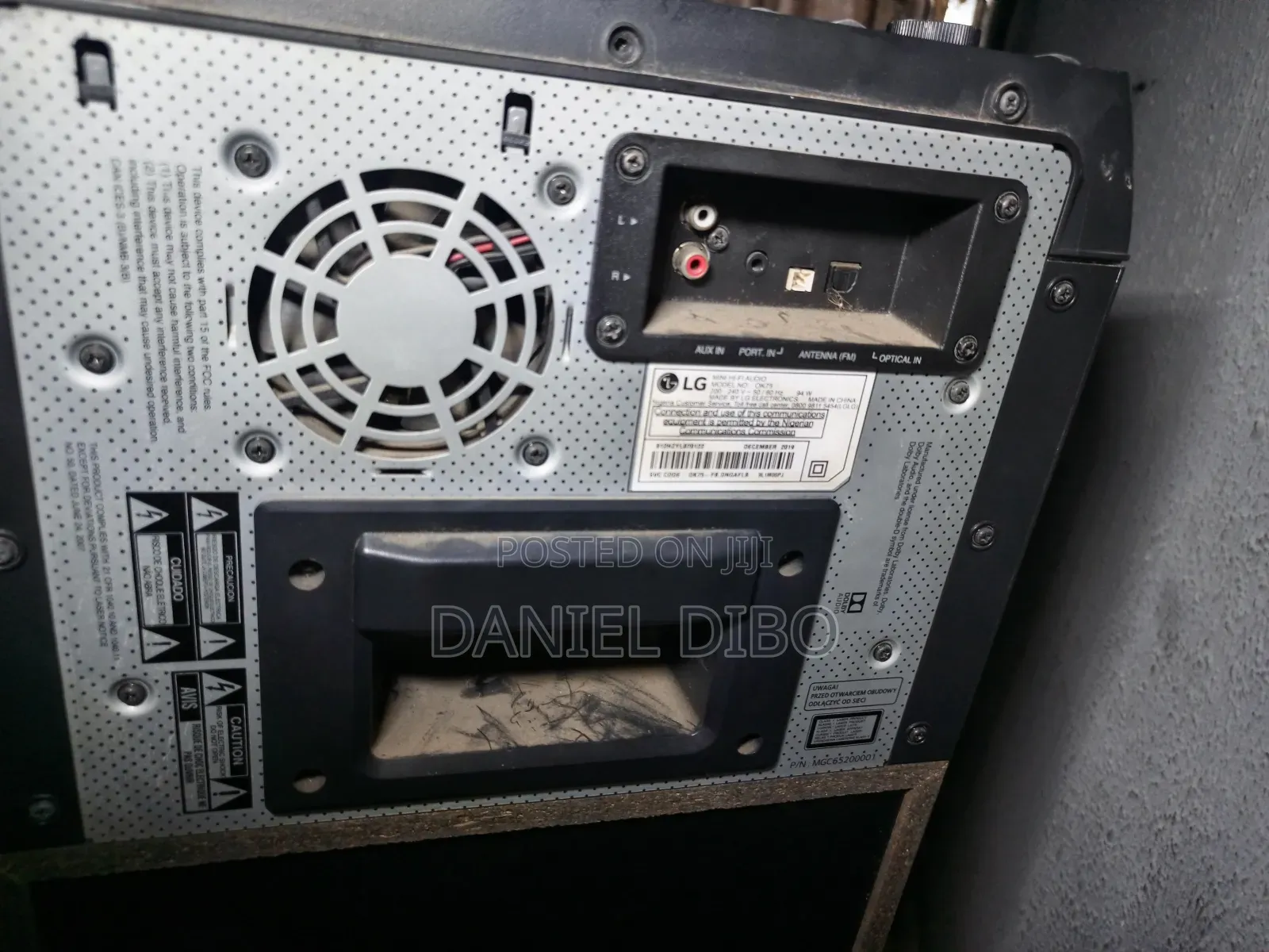 LG Sound Bar Speaker With DJ Scratch 1000W