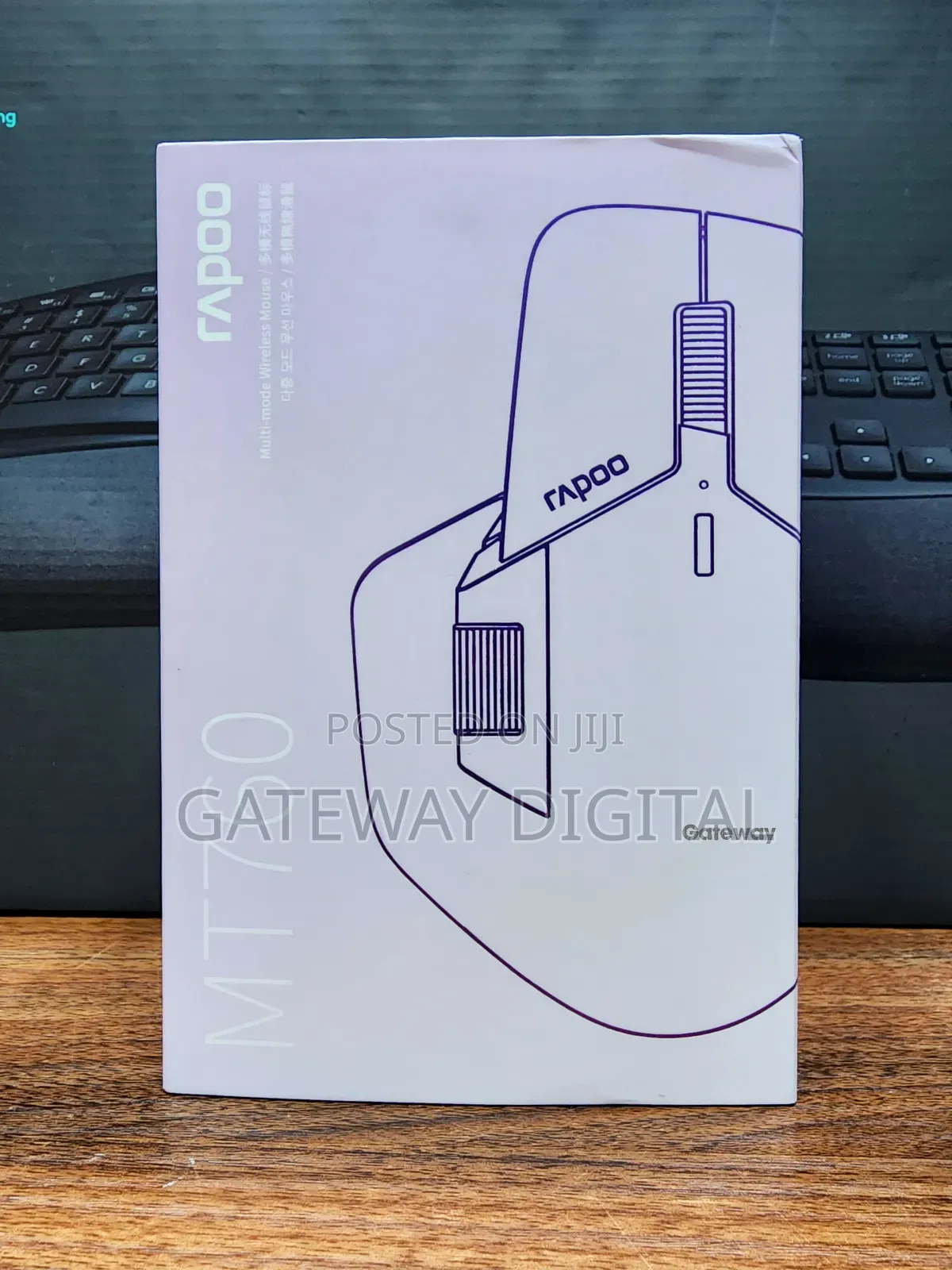 Rapoo MT760L Wireless Bluetooth Mouse, Ergonomic Design