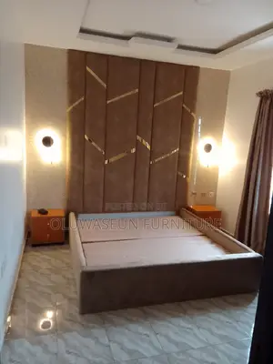 Wall Bed Frame With Light and Drawers
