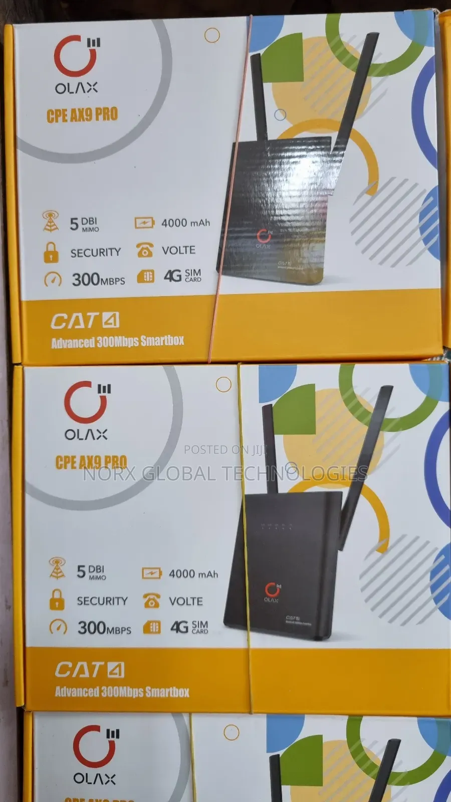 Olax Universal 4g Sim Router With Battery