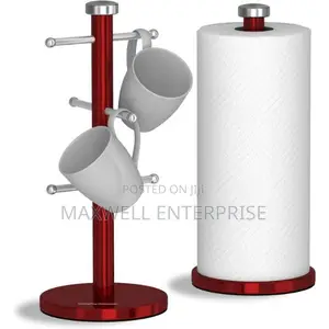 Morphy Richards Kitchen Roll Holder and Mug Tree Set