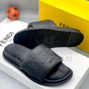 Quality Fendi Leather Slippers
