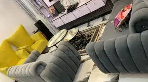 Set of Designer 7 Seater Fabric Sofa