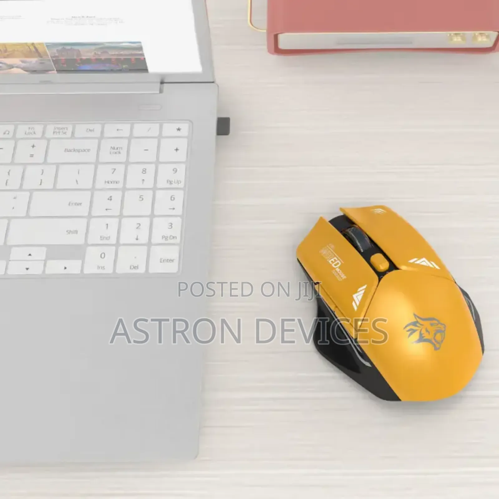 Porodo Gaming Wireless Mouse Gaming Design DPI 1600