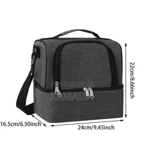 Large Capacity Square Thermal Lunch Bags Portable Cooler Bag