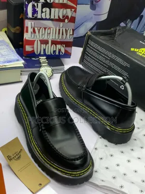 Unisex Dr Martens Leather Double Rope Loafers