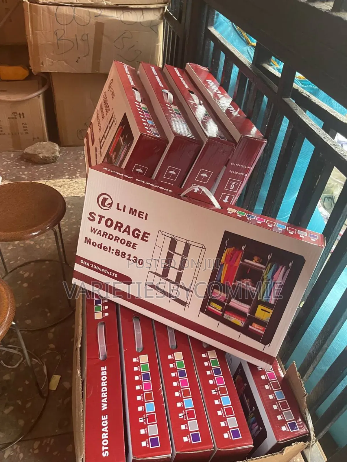 8 Compartments Cloth Storage Wardrobe