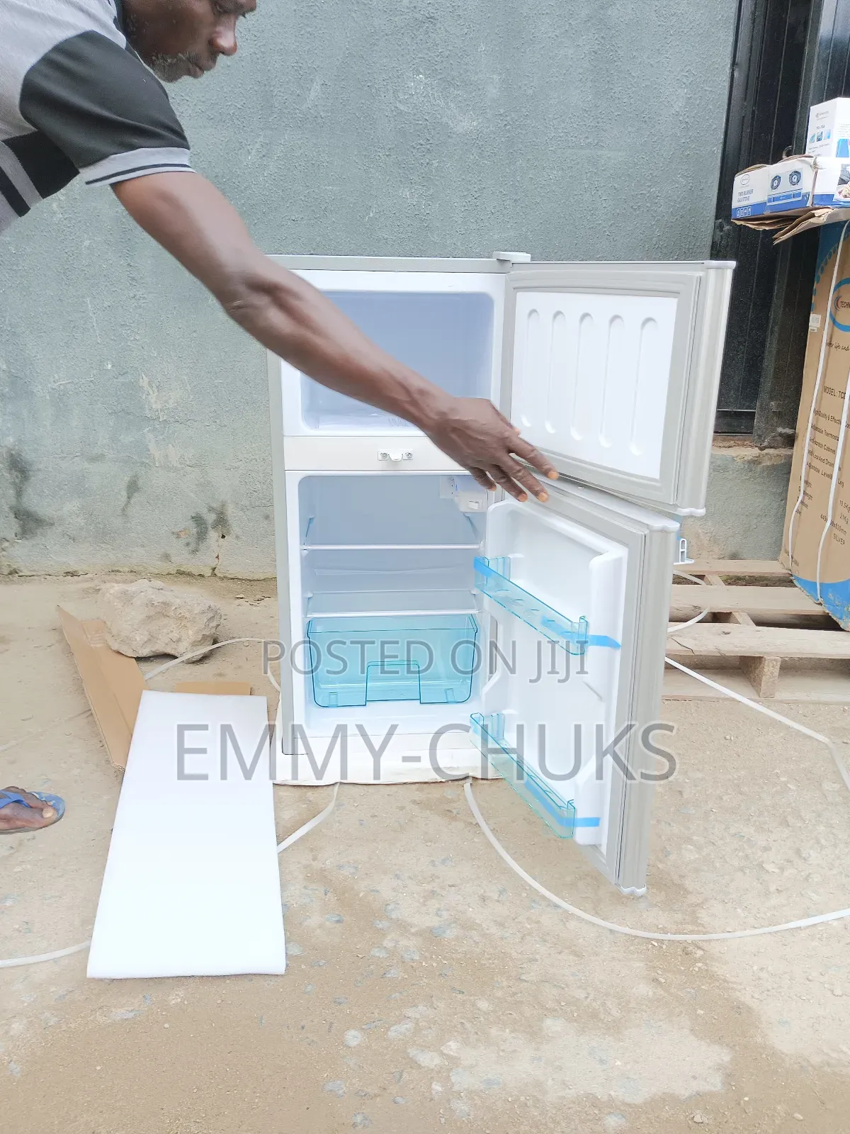 Table Top Refrigerator Double Door Tecno