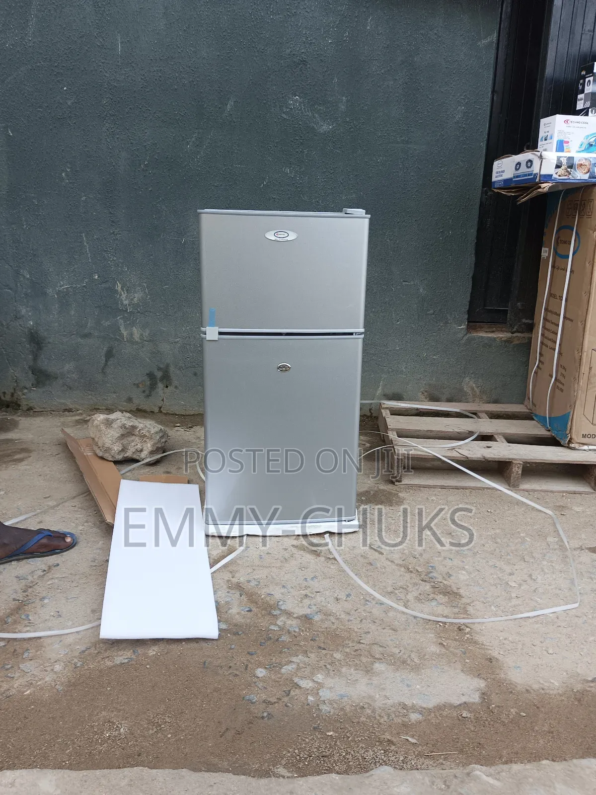 Table Top Refrigerator Double Door Tecno