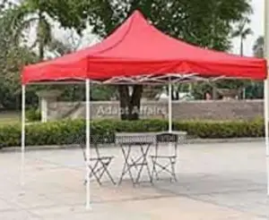 Imported Foldable Canopy 10 by the Way in White Metal.