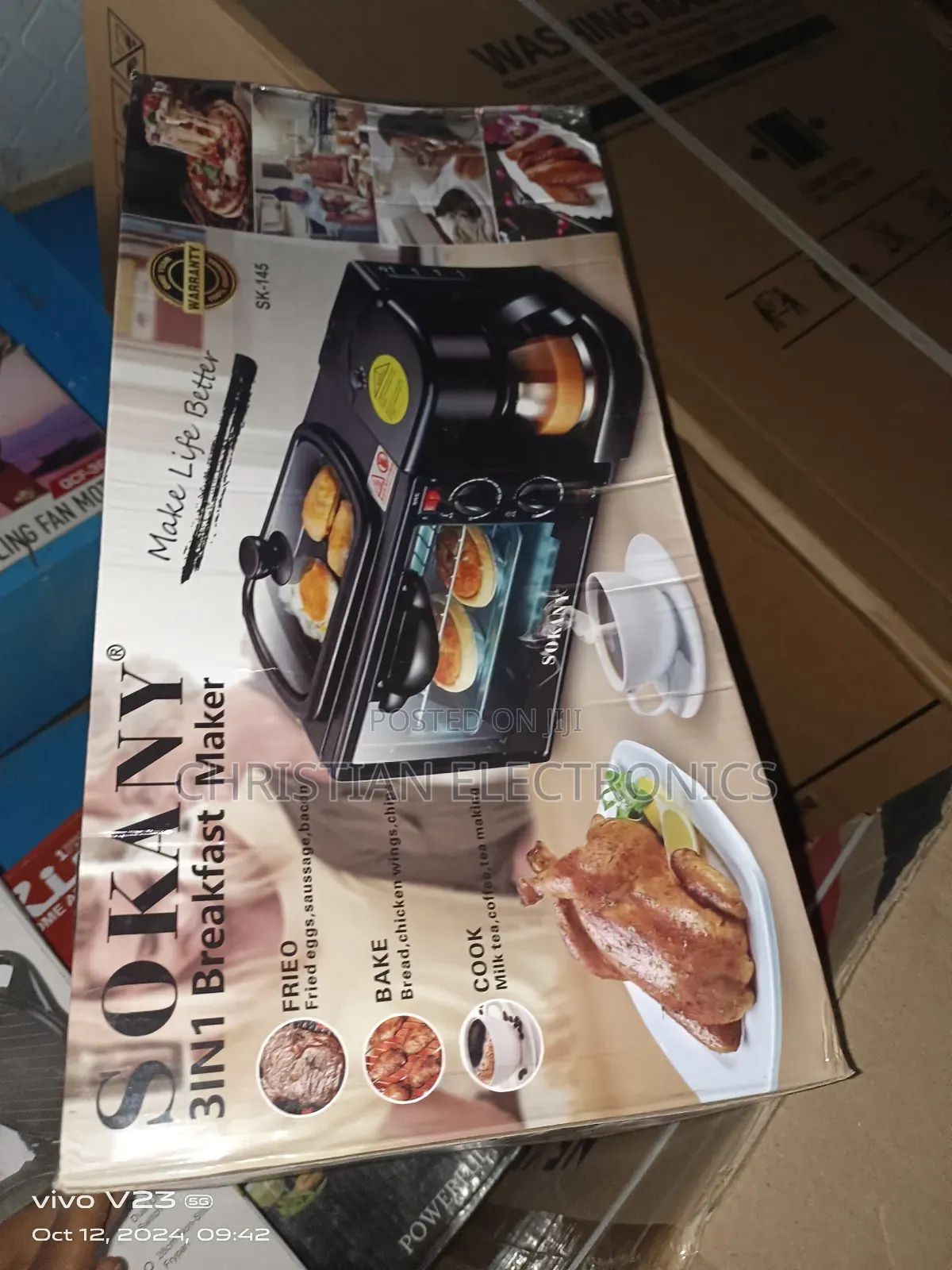 Sokany 3in1 Breakfast Maker Brand New