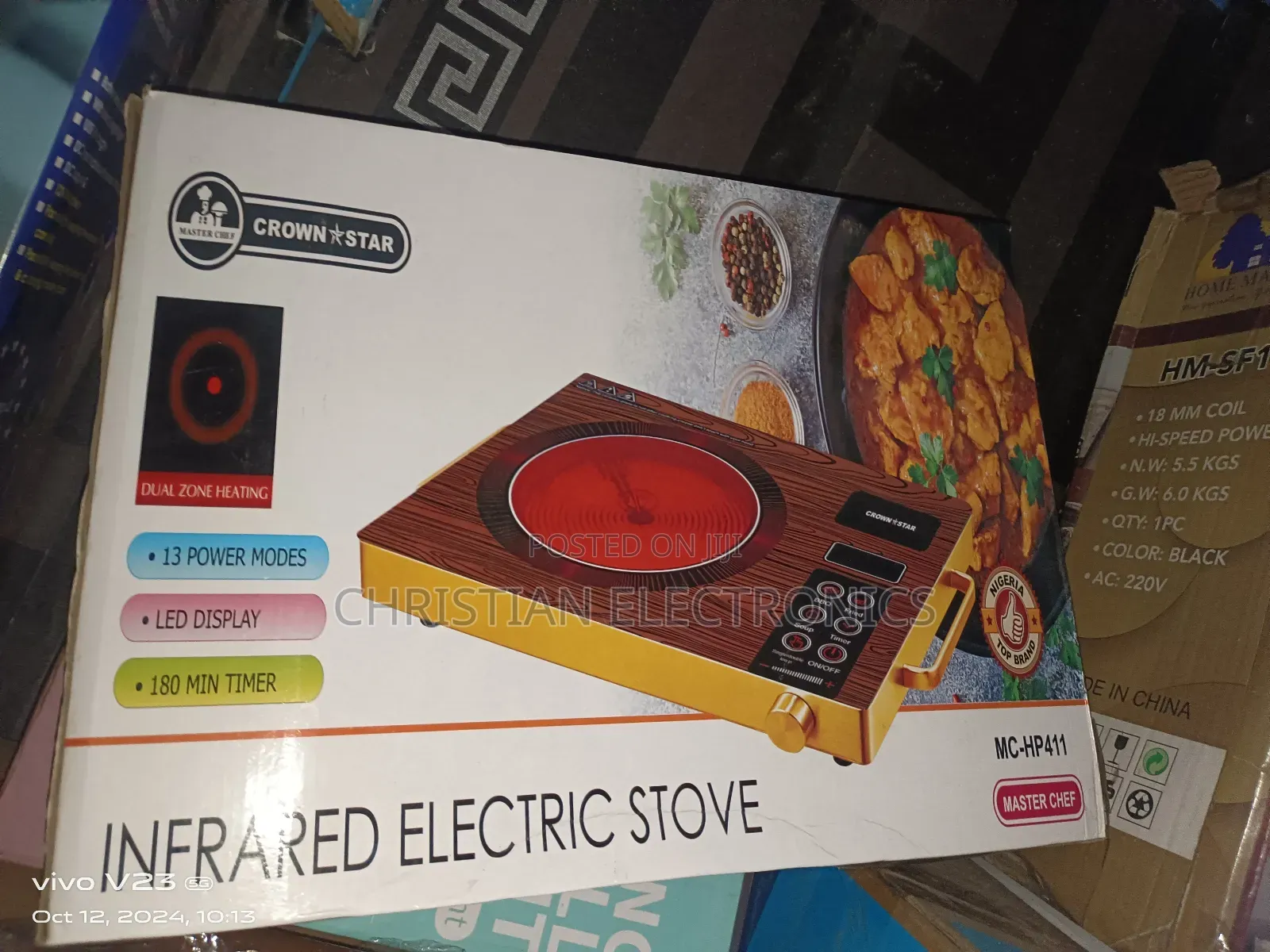 Crown Star Infered Electric Cooker Brand New