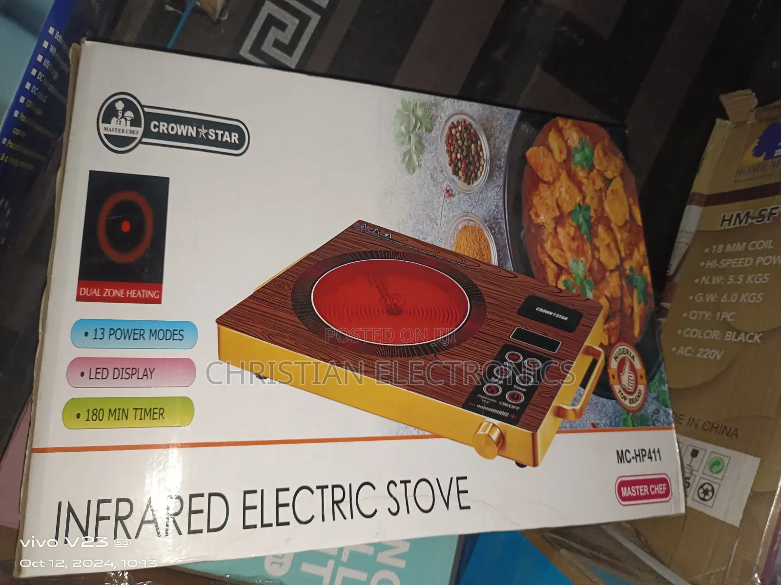 Crown Star Infered Electric Cooker Brand New
