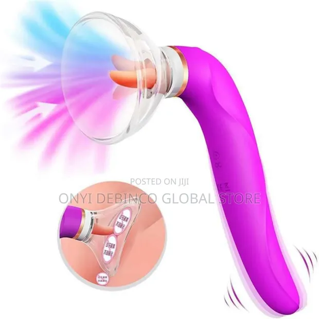 2 in 1 Breast Clitoris Licking Vibrator Dildo Suction Cup for sale - Onyi  Debinco Global Store  Price:  40,000 on Jiji.ng [Ikeja]