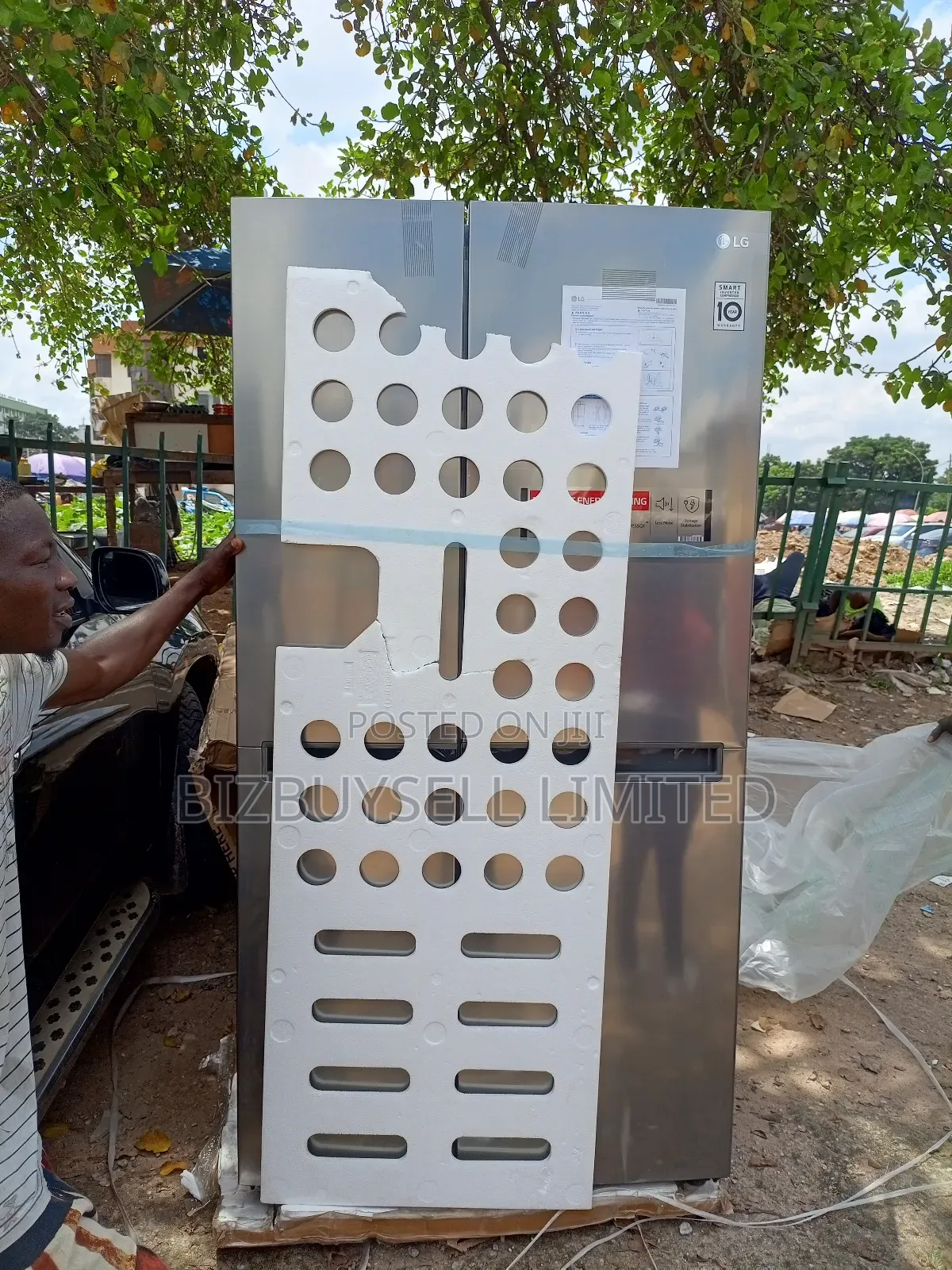 Side By Side LG Inverter Refrigerator.