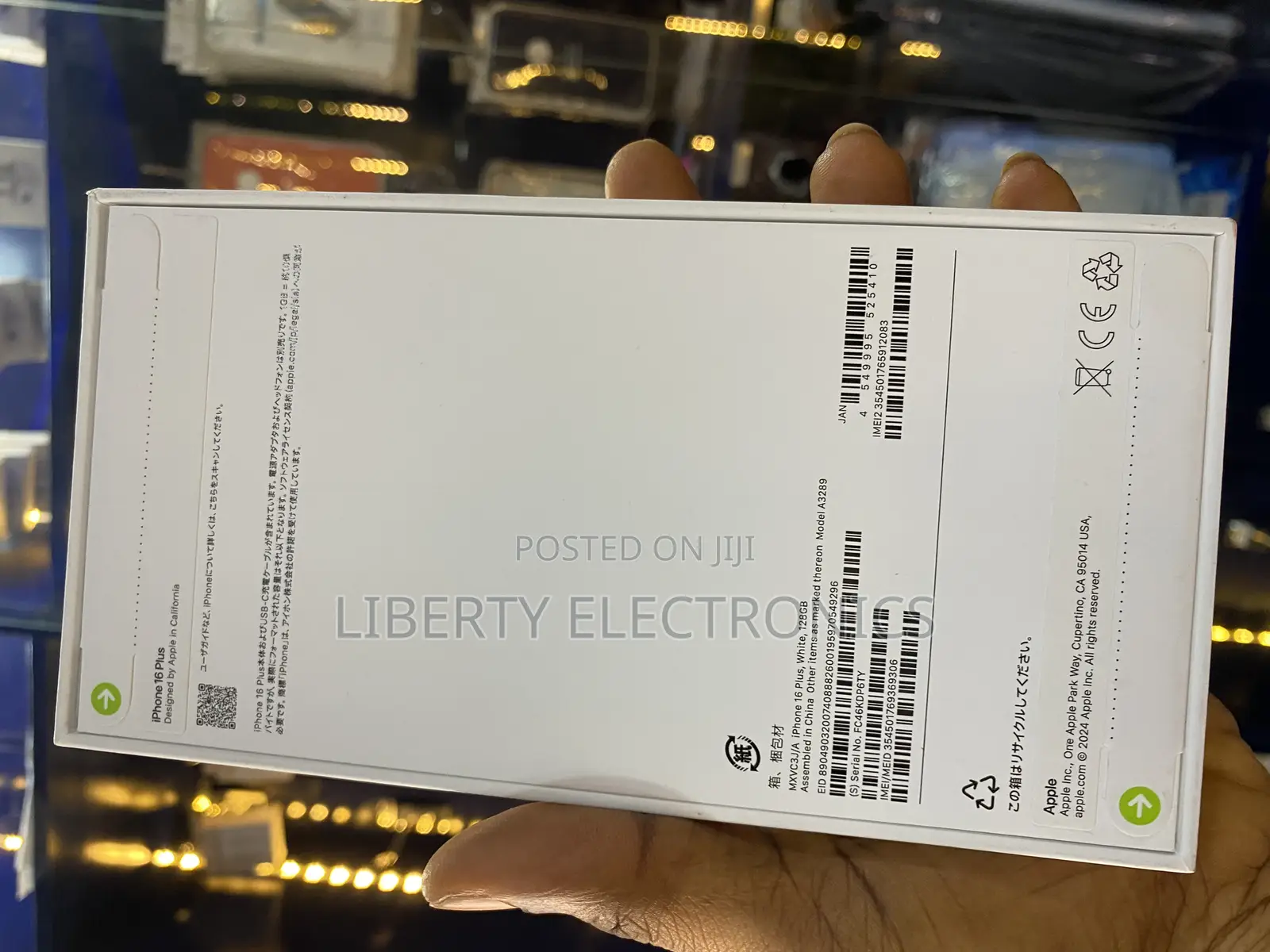 New Apple iPhone 16 Plus 128 GB White