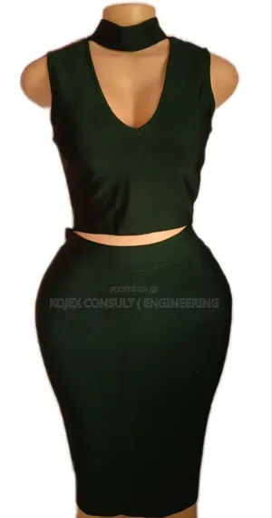 Bandage Skirt and Crop Top