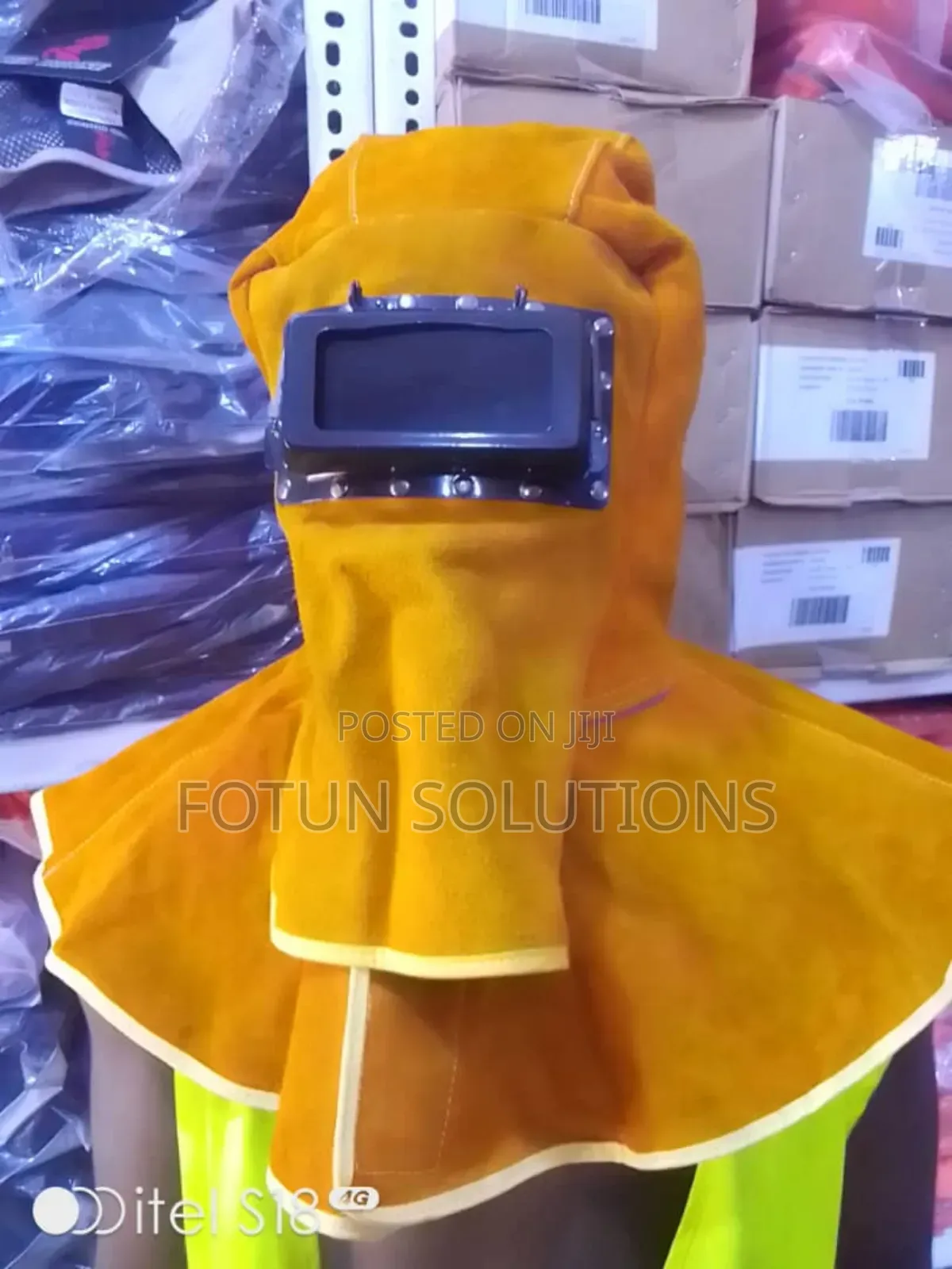 Leather Welding Hood