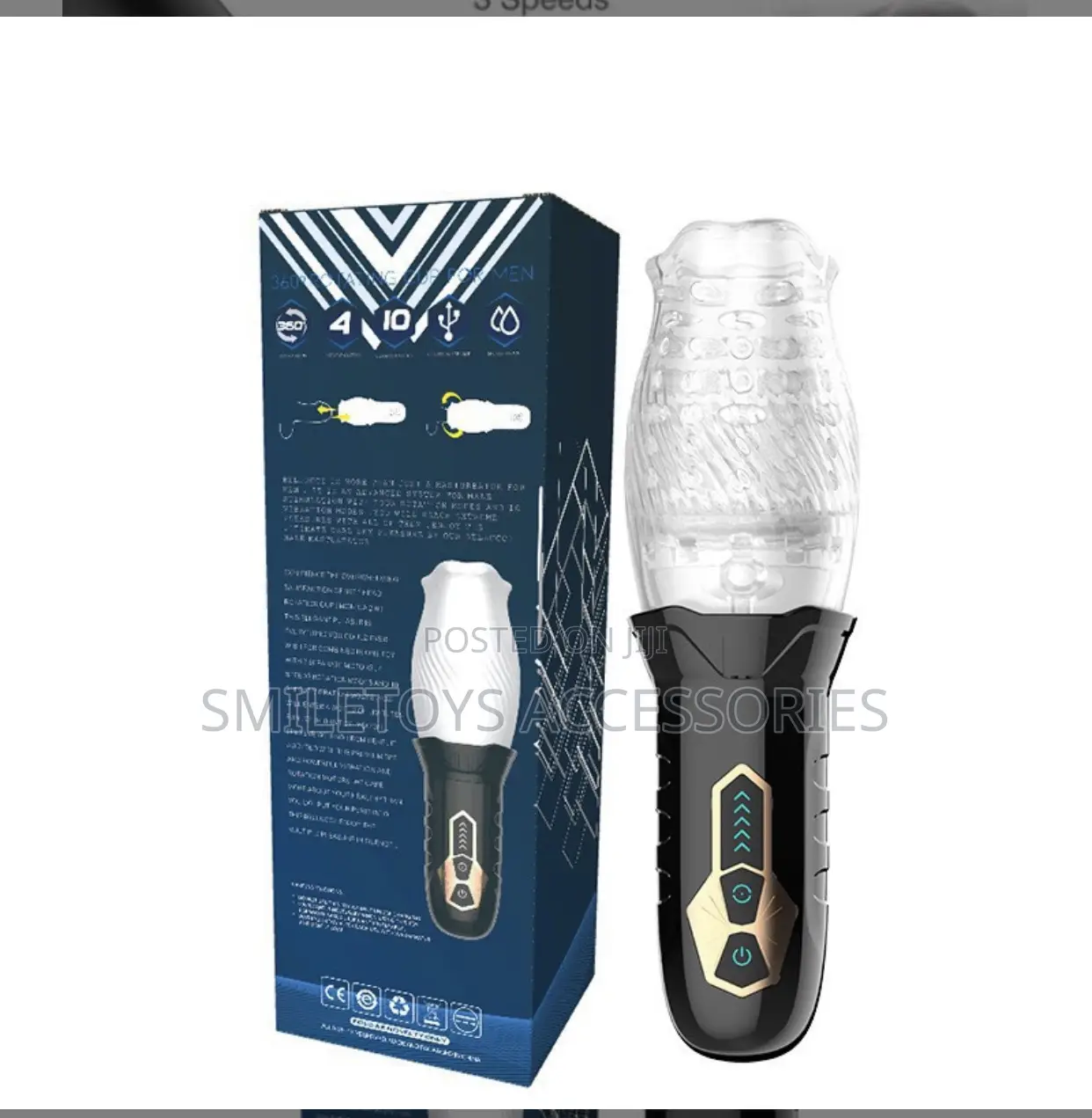 360 Rotator Vibrating Masturbator Cup for Men