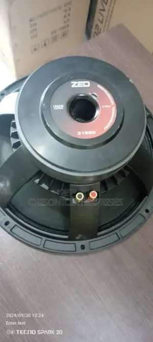 Zed Naked Woofer 15 Inches