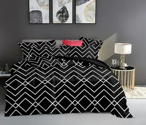 Different Designs 6x6 Duvet Bedsheets With 4 Pillows Case