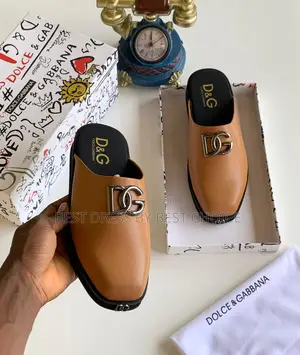 Prem D G Logo Backless Mule