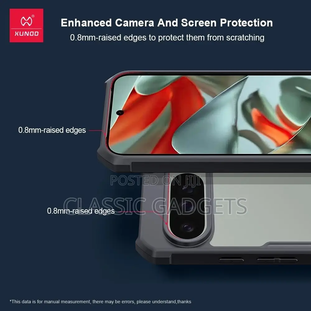 Xundd Transparent Case for Google Pixel 9 Pro Xl