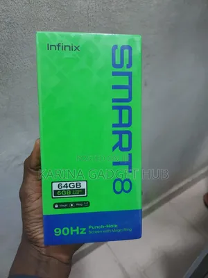 Photo - New Infinix Smart 8 64 GB Black