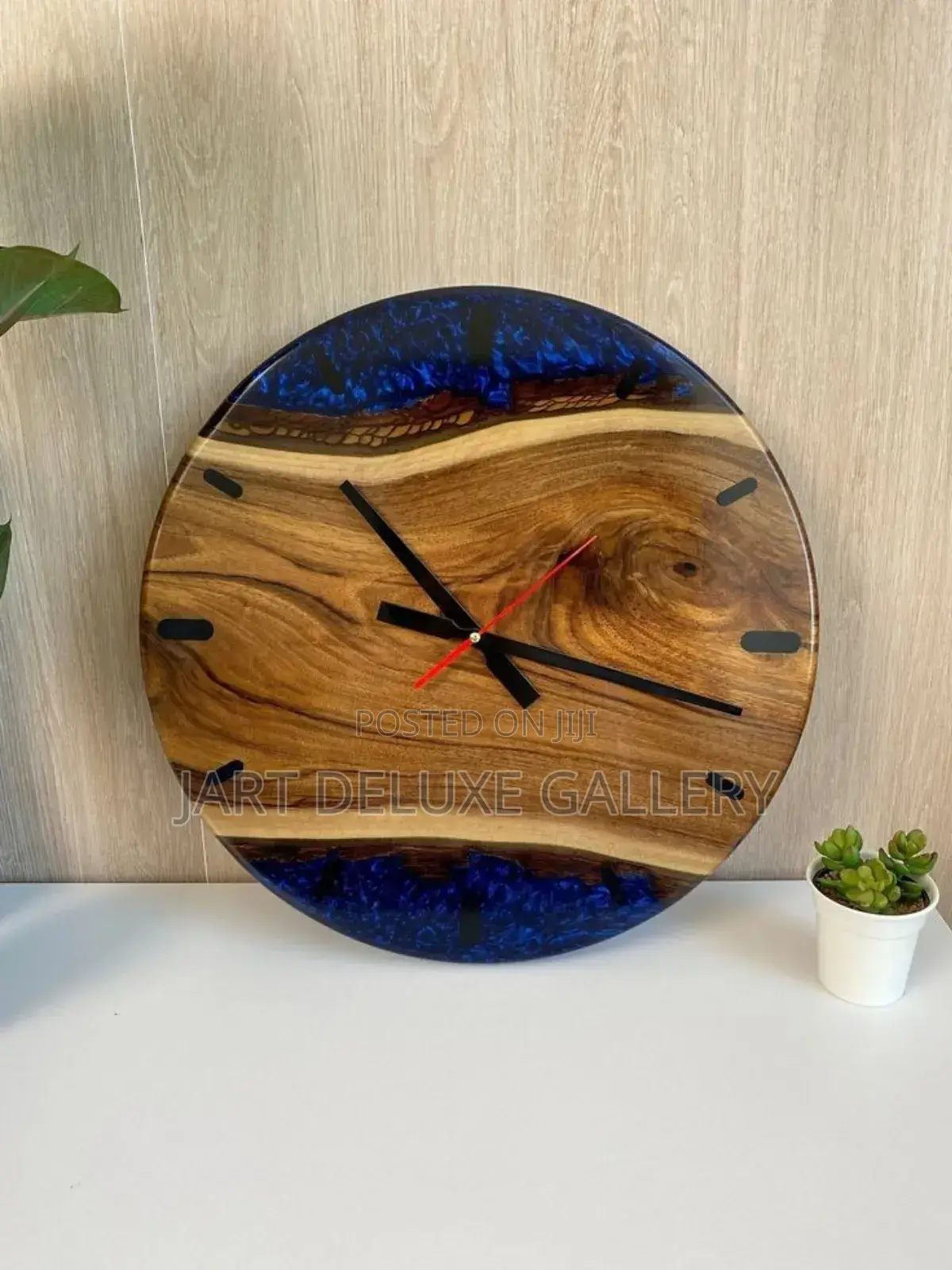 Epoxy Wooden Stylish Clock