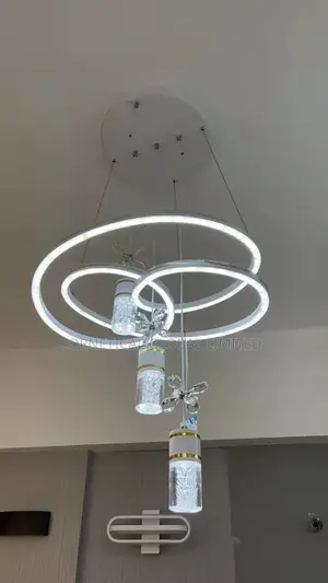 Modern Luxury Crystal Led Three Drop Pendant Light