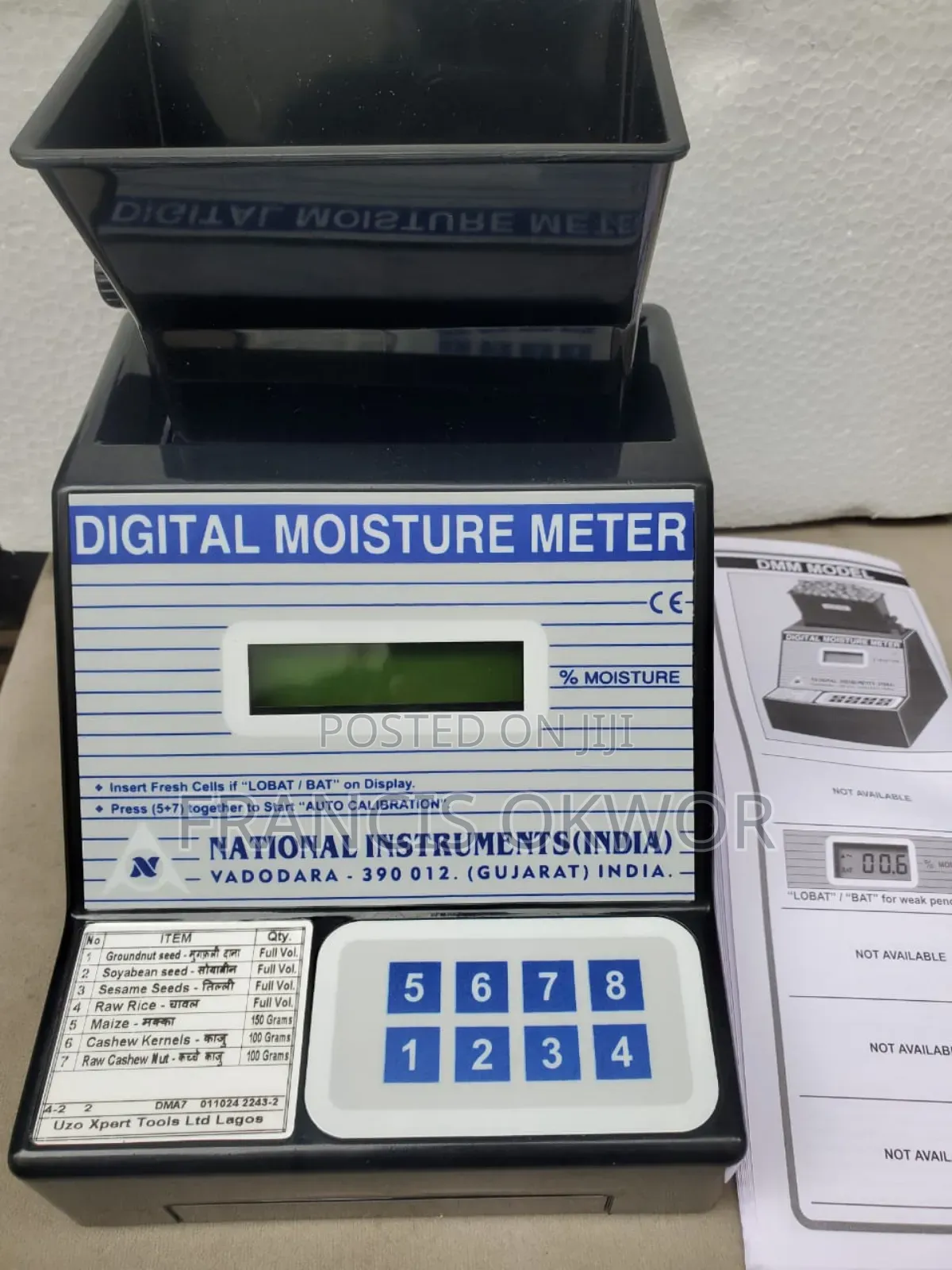 Digital Moisture Meter Universal 7 in 1